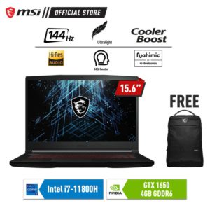 MSI GF63 Thin 11SC-1039ID i7-11800H 8GB 512GB GTX1650 4GB W11 – 8GB