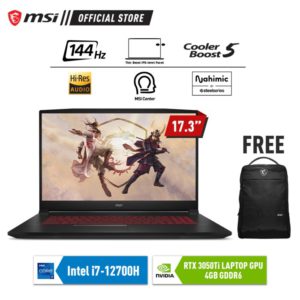 MSI KATANA GF76 12UD-229ID i7-12700H 16G 512G RTX3050Ti 4GB
