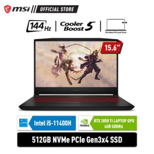 MSI Katana GF66 11UD [9S7-158212-1240] i5-11400H 8GB 512G RTX3050Ti 4G