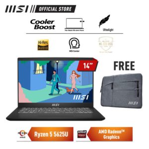 MSI Modern 14 C5M Ryzen 5 5625U AMD Radeon Graphics 14″ FHD W11 – 8 gb