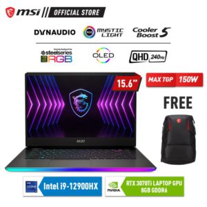 MSI Raider GE67HX 12UGS-062ID i9-12900HX 32GB 1TB RTX3070Ti