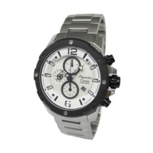 Alexandre Christie Chronograph 6410MCBTBSL Jam Tangan Pria – Silver