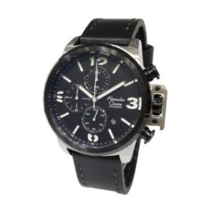 Alexandre Christie Chronograph Leather Strap Jam Tangan Pria [6280]