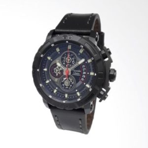 Alexandre Christie ACF6439MCLIPBARE Jam Tangan Pria Stainless steel – Black