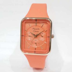 Alexandre Christie 2744BFR Rubber Strap Jam Tangan Wanita