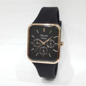 Alexandre Christie 2744BFR Rubber Strap Jam Tangan Wanita