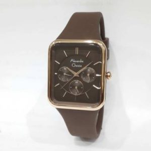 Alexandre Christie 2744BFR Rubber Strap Jam Tangan Wanita