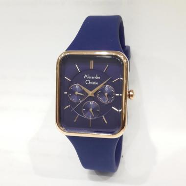 Alexandre Christie 2744BFR Rubber Strap Jam Tangan Wanita