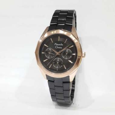 Alexandre Christie 2898BFB Stainless Steel Bracelet Jam Tangan Wanita