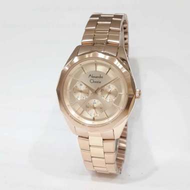 Alexandre Christie 2898BFB Stainless Steel Bracelet Jam Tangan Wanita