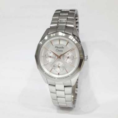Alexandre Christie 2898BFB Stainless Steel Bracelet Jam Tangan Wanita