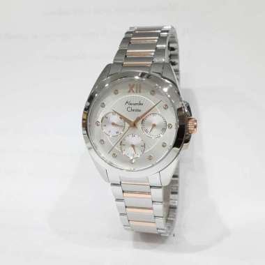 Alexandre Christie 2899BFB Stainless Steel Bracelet Jam Tangan Wanita