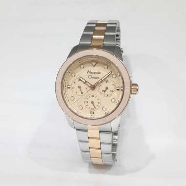 Alexandre Christie 2906BFB Stainless Steel Bracelet Jam Tangan Wanita