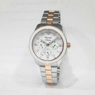Alexandre Christie 2906BFB Stainless Steel Bracelet Jam Tangan Wanita