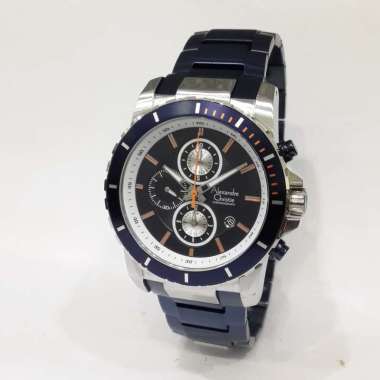 Alexandre Christie 6141MCB Jam Tangan Pria Rantai Stainless Steel