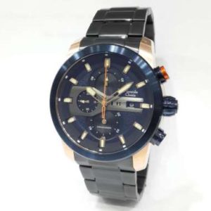 Alexandre Christie 6559MCB Jam Tangan Pria Rantai Staniless