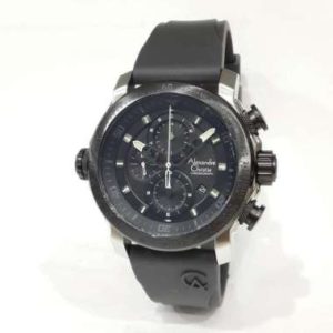 Alexandre Christie 6565MCR Jam Tangan Pria Tali Karet