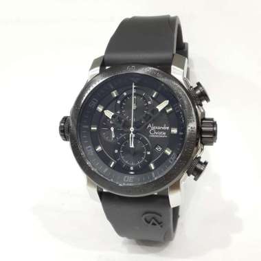 Alexandre Christie 6565MCR Jam Tangan Pria Tali Karet