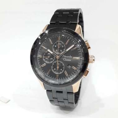 Alexandre Christie 6567MCB Jam Tangan Pria Stainless Steel