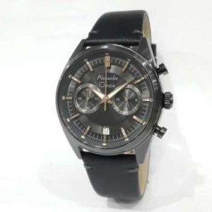Alexandre Christie 6571MCL Jam Tangan Pria Tali Kulit