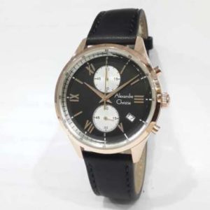 Alexandre Christie 6575MCL Jam Tangan Pria Tali Kulit