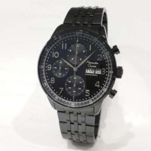 Alexandre Christie Box Set 6492MCB Jam Tangan Pria Stainless steel