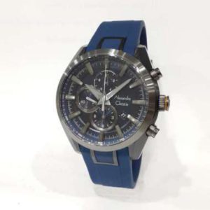 Alexandre Christie Chronograph 6582MC Rubber Strap Jam Tangan Pria