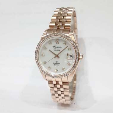 Alexandre Christie Classic Steel Sapphire 5012LDB Jam Tangan Wanita