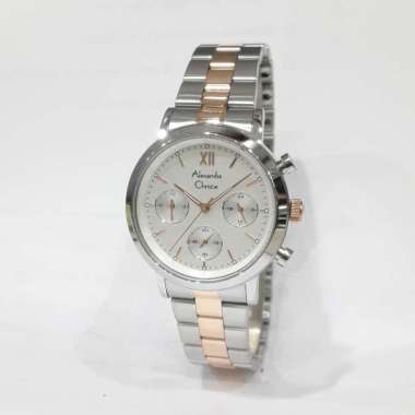 Alexandre Christie Dual Time 2901BFB Jam Tangan Wanita