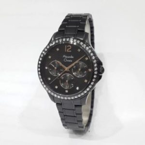 Alexandre Christie Multifunction 2768BFB Jam Tangan Wanita Rantai Stainless