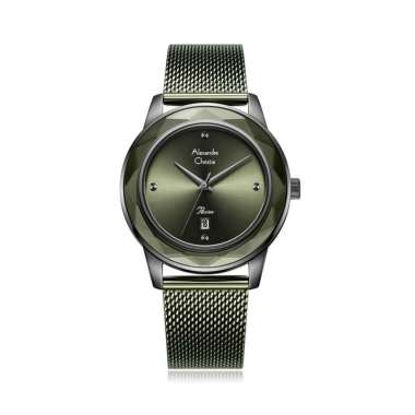 Alexandre Christie Passion 2908LDB Passion Jam Tangan Wanita Mesh Bracelet Rantai Pasir