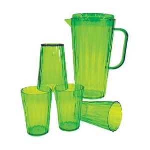 Atria Furniture Acrylic Pitcher Set – Green