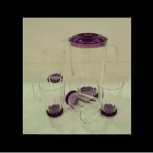 Atria Acrylic Pitcher Set ungu