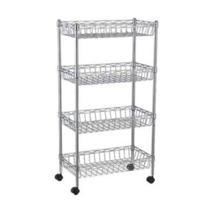 Atria Keranjang Dapur Metal Silver Serbaguna