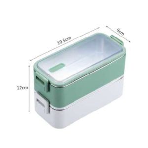 Atria Kotak Makan Stainless Steel 2 Susun