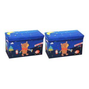 Atria Kotak Penyimpanan Anak Cartoon Foldable Storage Stool