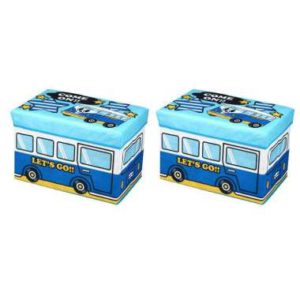 Atria Kotak Penyimpanan Anak Cartoon Foldable Storage Stool