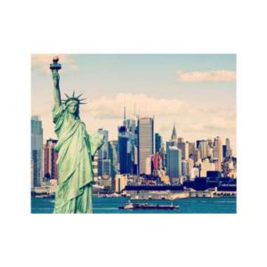 Atria Lukisan Dinding New York City HSF49841