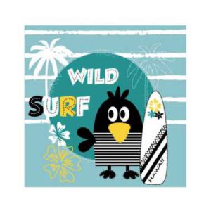 Atria Lukisan Dinding Wild Surf Penguin HSF48978