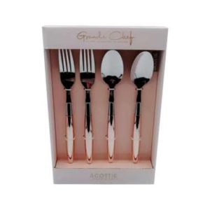 Atria Set Sendok Garpu Black 24pcs