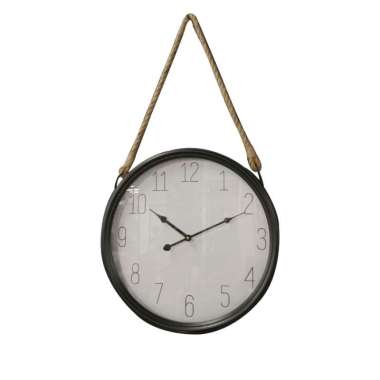 Atria Jam Dinding Dekorasi Gabrielle W/ Rope Hanging