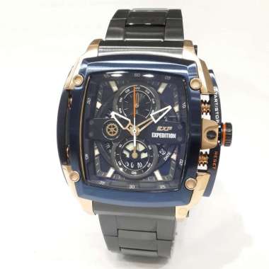 EXP Expedition Chronograph 3008MCB Steel Barcelet Jam Tangan Pria