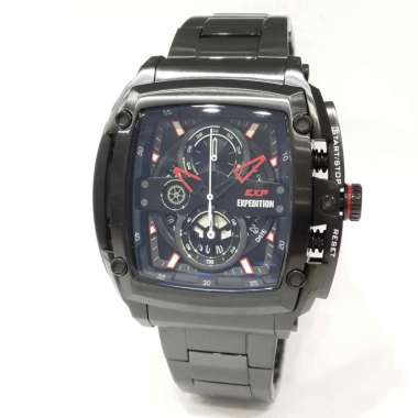 EXP Expedition Chronograph 3008MCB Steel Barcelet Jam Tangan Pria