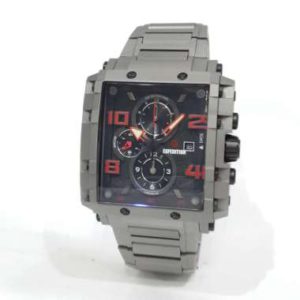 Expedition Square Titanium Chronograph 6757MCBTT Jam Tangan Pria