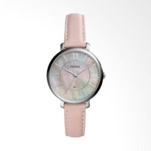 Fossil ES4151 Jacqueline Kulit Jam Tangan Wanita – Silver