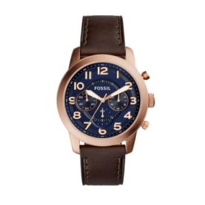 Fossil Pilot FS5204 Jam Tangan Pria – Rose Gold