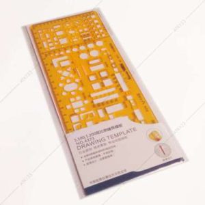 Penggaris Sablon / Mal Mebel / Furniture Jinsihou Skala 1:100 , 1:200