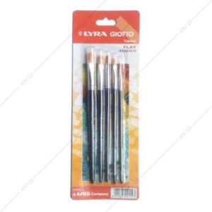 Kuas Lukis / Brush Lyra Giotto Set Taklon Flat
