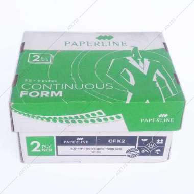 Continuous Form Paperline 2 Ply 9 1/2 x 11 in (K2)