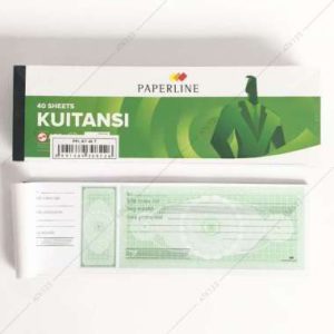 Kwitansi / Kuitansi Paperline Sedang (KT 40 T) isi 40 Lembar